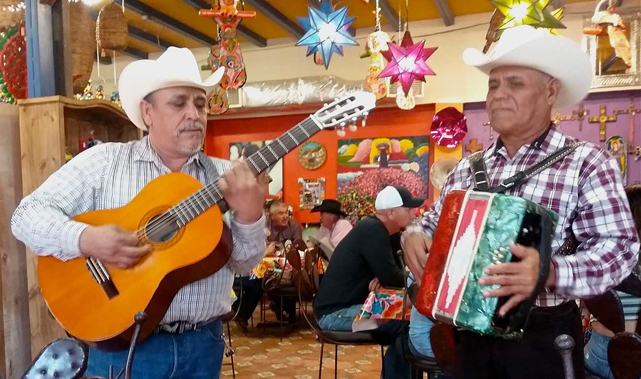 Musicians in Palomas, Mexico