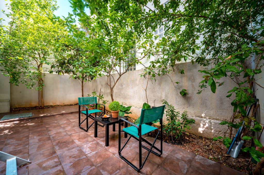 trees in the backyard to keep cool 