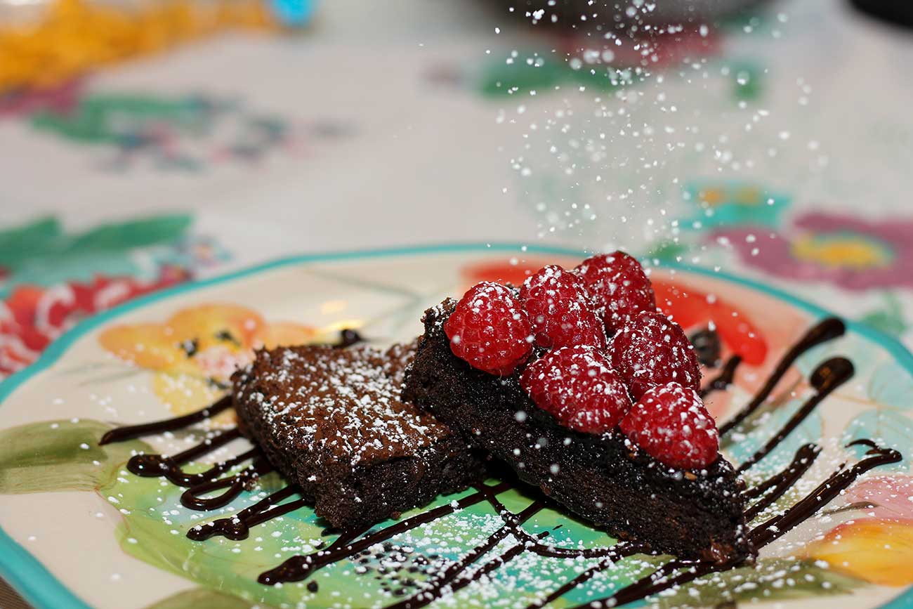 Chocolate raspberry cake
