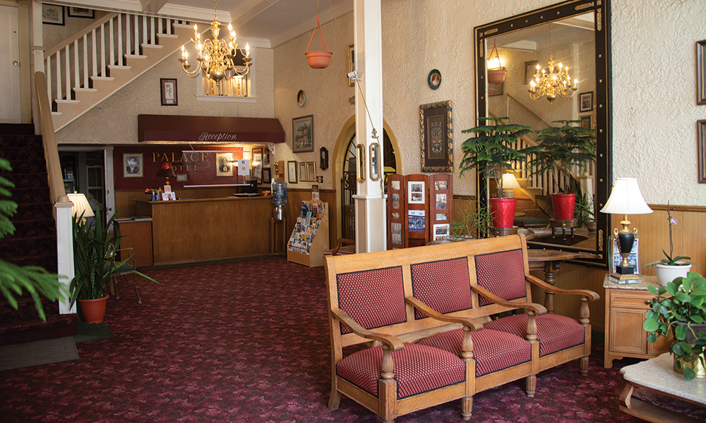 Palace Hotel lobby in Silver City New Mexico