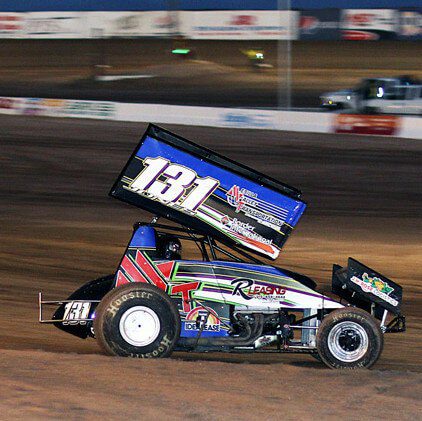 sprint car at the speedway