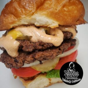 Try their Voodoo Burger!