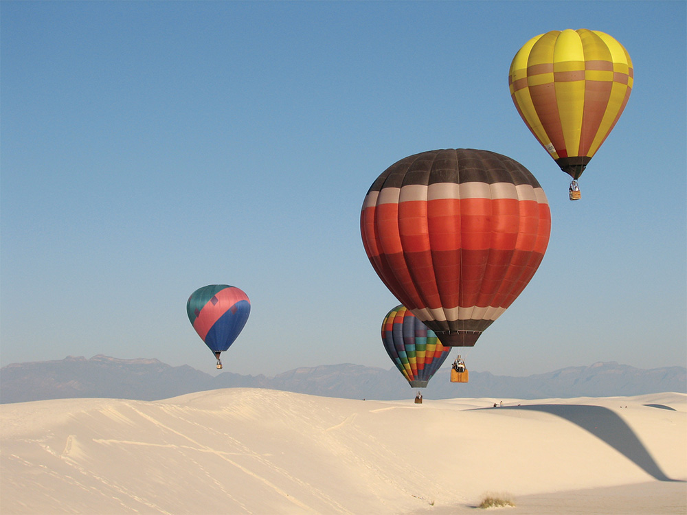 white sands balloon fest bucket list 