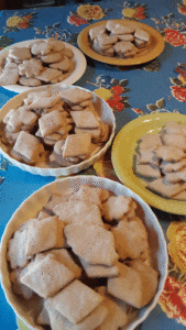 table of traditional biscocho cookies