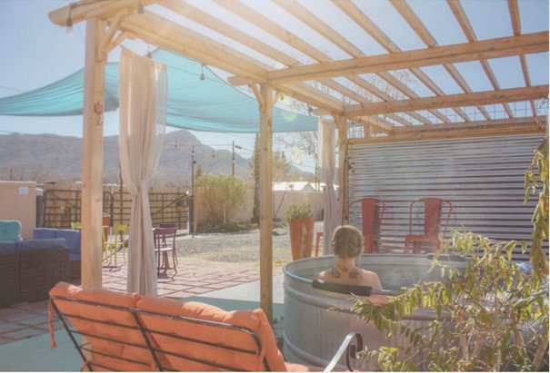 Hot springs glamp camp. Where to soak in New Mexico 